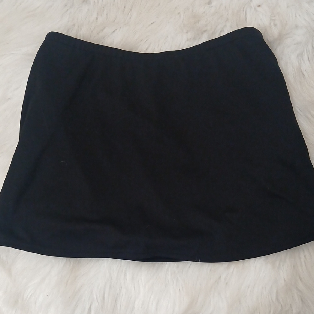 Catalina Classic Black Skirt Swim Bottom